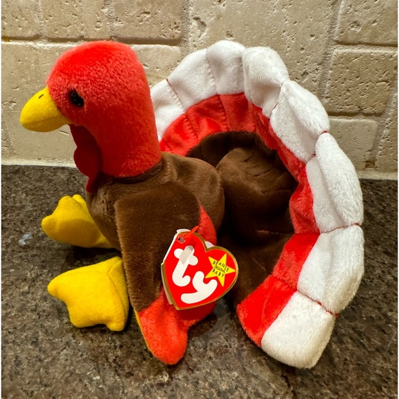 Ty Beanie Baby Gobbles The Turkey DOB November 27, 1996 - Picture 6 of 11